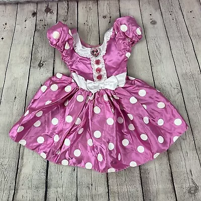 Disney Minnie Mouse Pink White Costume Dress Child Size 2 • $18.99