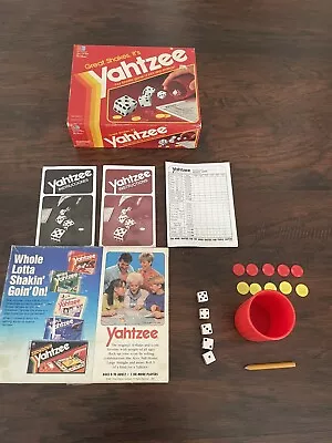 Vintage 1982 Milton Bradley Yahtzee Board Game ~ Complete • $13.93