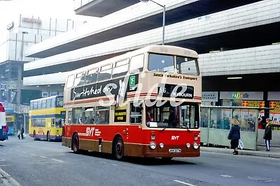 South Yorkshire Transport Leyland Atlantean Bus 1827 1993 Orig Slide+copyright • £2