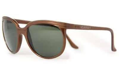 Vintage Vuarnet Sunglasses 4022 Brown Metallic PX3000 Mineral Gray Lens • $103.20