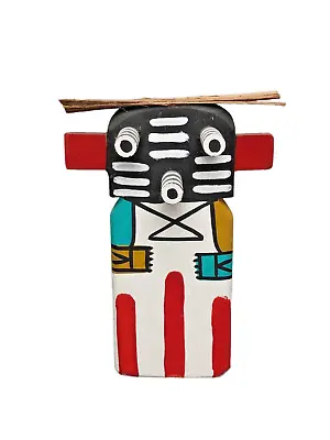 Vintage Flat Hopi Indian Kachina Cradle Doll  Kwikwilyaka  The Mocking Kachina • $65
