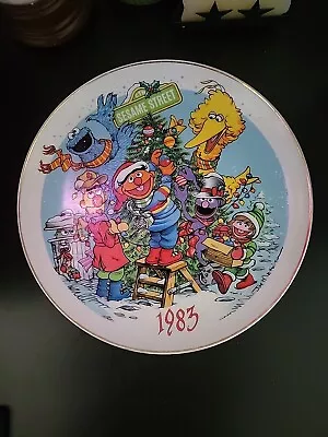 1983 Sesame Street Muppets Christmas Collectors Plate Limited Edition By Gorham • $30