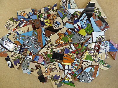Ceramic Tile 20 Pound Box Broken Pieces Mosaic Mural Art Mixed Box All Colors • $39.99