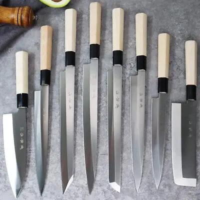 $44.15 • Buy Stainless Steel Sashimi Sushi Filletin Japanese Style Knife Fish Slicing Kitchen