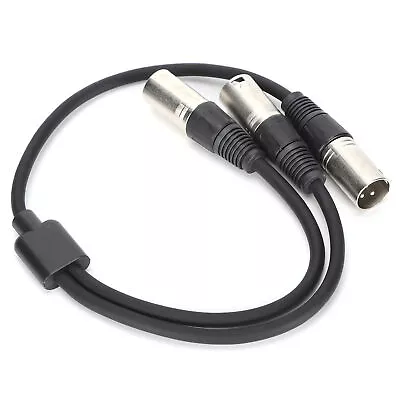 JORINDO JD6071‑1 XLR Male To Dual XLR Male Cable Y‑Type Splitter Microphone REL • £5.09