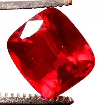 16.00 Cts. Natural Mozambique Red Ruby Cushion Shape Certified Gemstone • $12.84