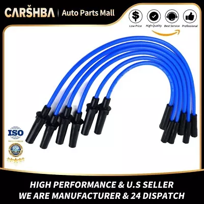 8MM Spark Plug Wires Set For Dodge Grand Caravan 2001-07 3.3L V6 2009-10 3.8L V6 • $25.48