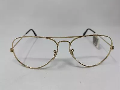 Ray Ban Rb3025 001/m2 58/14/135 Gold Aviator Sunglasses Frame Italy St66 • $56.81