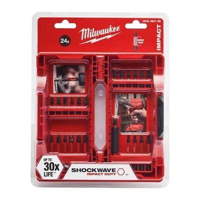 Milwaukee Screwdriver Bit Set X24 Pcs SHOCKWAVE™ Impact Duty Mixed Accessory Set • £23.81