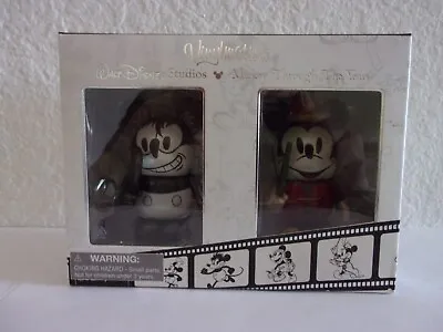 Disney 3  Vinylmation Mickey Through The Years ~ Plane Crazy & Band Concert NIB • $28.50