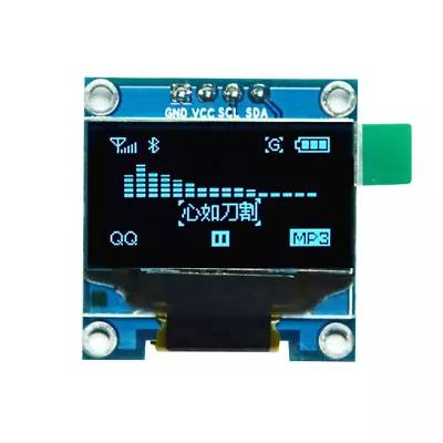 0.96  SSD1306 I2C IIC SPI Serial 128X64 OLED LCD Display 4 Pin Font Color Blue • $11.83