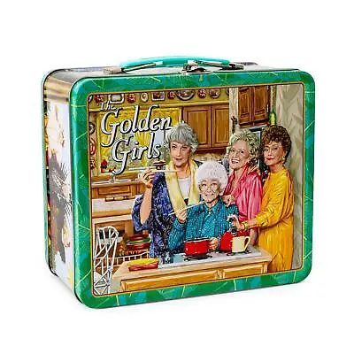 The Golden Girls Cast Retro Metal Tin Lunch Box Tote | Toynk Exclusive • $24.99