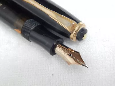 Lot# 369a. Vintage Montblanc 244 Fountain Pen. Rare 4 1/2 Wv4 Nib. • $350