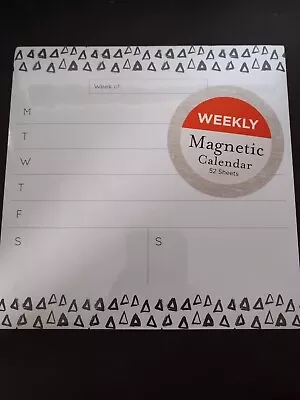 New Weekly Magnetic Calendar 52 Pages About 8x8 • $6