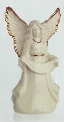 Mikasa Angel With Cloth Figurine Holiday Splendor Gold Fine Porcelain New • $24