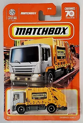 2023 Matchbox - Garbage King 61/100 - 1:64  Matchbox Construction Garbage Truck • $7.88