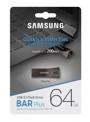 Samsung USB 3.1 200MB/s Super Fast Flash Drive Memory Stick - 64GB (Brand New) • $49.95