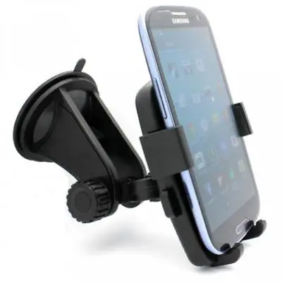 EASY CAR MOUNT WINDOW WINDSHIELD GLASS PHONE HOLDER CRADLE DOCK For CELL PHONES • $14.24