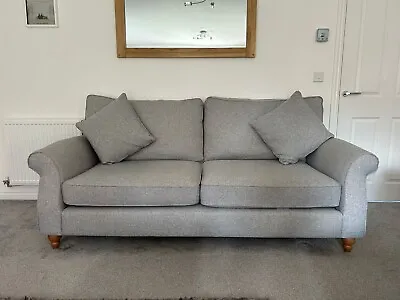 £750 • Buy Next Ashford Large Sofa, Boucle Weave Light Grey With Cushions