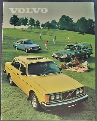 1980 Volvo Brochure GT GL GLE Sedan Wagon Bertone Coupe Excellent Original 80 • $4.95