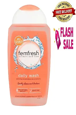 £3.29 • Buy Femfresh Everyday Care Daily Intimate Wash Hypoallergenic And Soap Free, 250ml