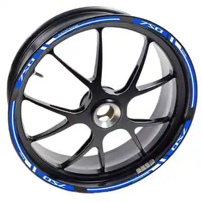 Wheel 2 Rim Sticker Z750 Moto Bike Kawasaki 750 ZXR ZX Ninja R Stripe Tape Vinyl • £17.99