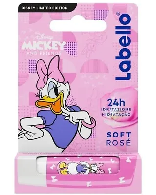 Labello Disney Daisy Duck Soft Rose Balm Lips Make-Up Balsamo Lips 4144 • £12.02