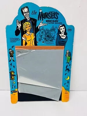 Vintage The Munsters Magic Slate Paper Saver *DAMAGE READ* Collectible BIN 19 • $140