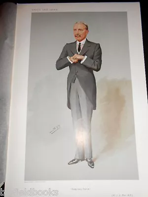 Sir John David Rees 1st Baronet: Original 1907 Edwardian Vanity Fair Spy Print • £17.99