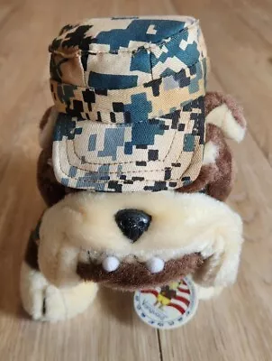 Vanguard Chesty The Marine Corp Bulldog Plush Stuffed Animal USMC Mascot 11  NEW • $57.99