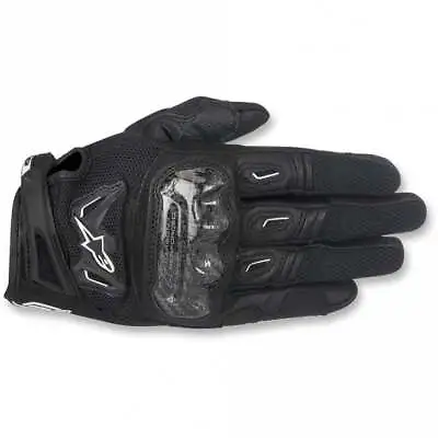 Alpinestars SMX-2 Air Carbon V2 Leather Motorcycle Gloves (Black) • £67.49