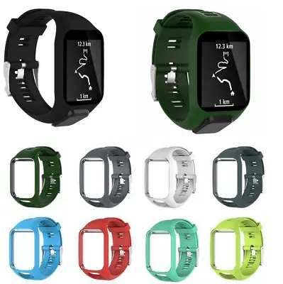 1 X Silicone Wristband Strap Watch Band Replacement For Tom Tom Spark Runner 2 3 • $21.71