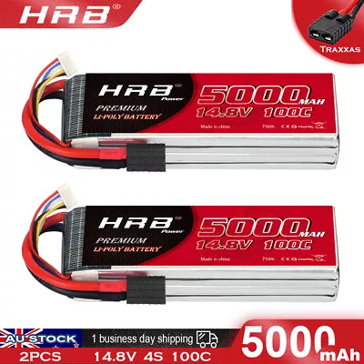 2pcs 4S 14.8V 5000mAh LiPo Battery Traxxas For RC Car Truck Buggy Boat FPV • $128.99