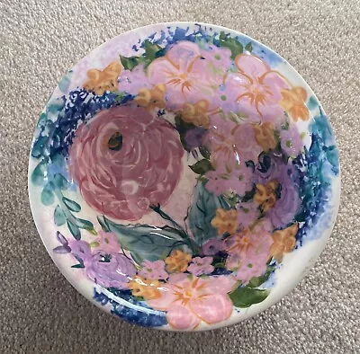 LESAL Ceramics Lisa Lindberg Van Nortwick Floral Bowl Small • $18