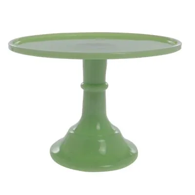 Mosser Glass 12  Footed Cake Plate - Jade • $102.62