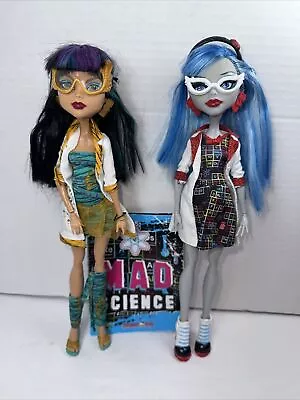 Monster High Classroom Mad Science Lab Partners Cleo De Nile Ghoulia Yelps Diary • $65