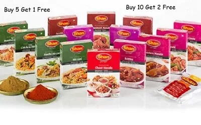 Shan Masala 75 Different Mix Spice Korma Biryani Tikka Kebab Chines Arabic Spice • £2.19