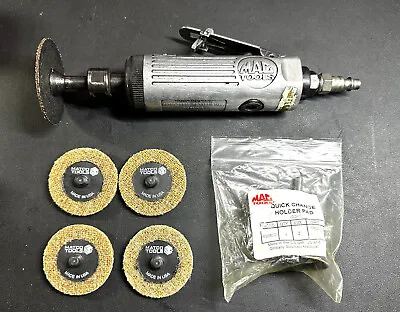 MAC TOOLS  AG25  Pneumatic Air Straight Die Grinder  With 4 New Disc And Holder • $65