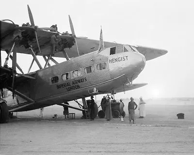 HANDLEY PAGE HP42 IMPERIAL AIRWAYS LONDON 11x14 GLOSSY PHOTO PRINT • £28.94