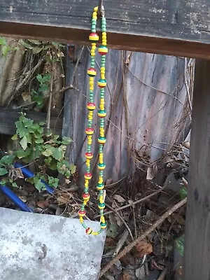 $7 • Buy Jamaica Rasta Beaded Nicklace