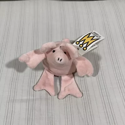 VTG Manhattan Toy Company Plush Pink Pig Mini Beanie Stuffed Toy 1997 NWT H2 • $28.99