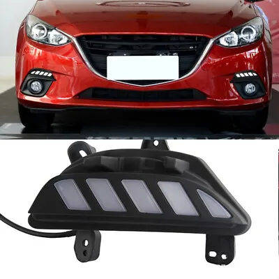 For Mazda 3 AXELA 2014-16 Bicolor Daytime Running Light Fog Lamp Turn Signal DRL • $74.81