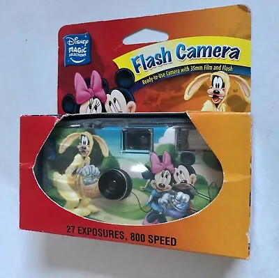 2009 Disney Magic Selections Flash Camera Mickey Mouse Minnie Goofy 27 EXP 800 S • $20