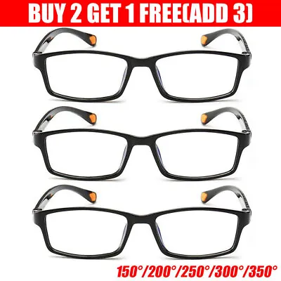 Mens Reading Glasses Designer Business Metal Readers +1.0 1.5 2.0 2.5 3.0 3.5 4 • £3.29