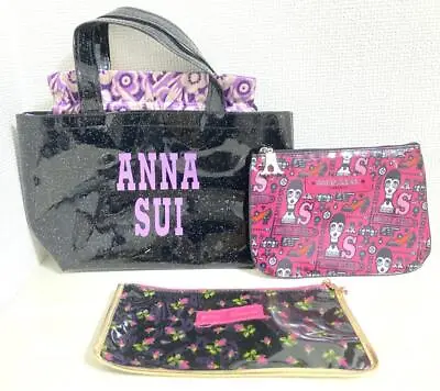 Anna Sui Betsy Johnson Pouch Mini Tote Appendix Set • $29.82