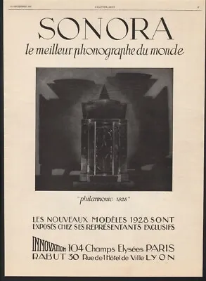 1927 Sonora Phonograph Music Dance Philarmonic Speaker Wood Luxury Sound  21533 • $24.95