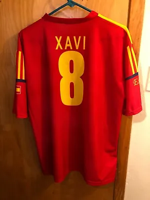 Xavi #8 Jersey Spain Soccer/Football World Cup Replica Jersey Size XL • $30