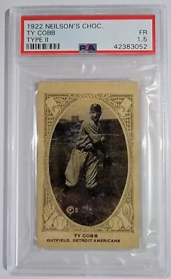 1922 Ty Cobb Neilson's Chocolate Type II PSA 1.5 RARE! Pop 6 Only 7 Higher!  • $2499.99