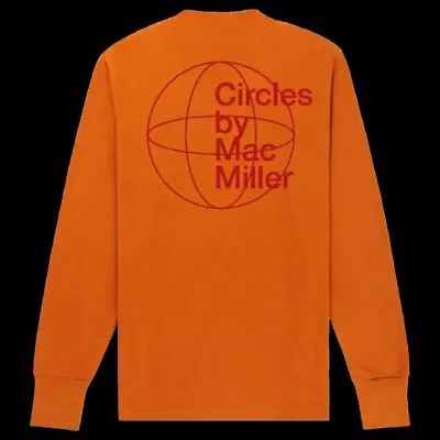 Mac Miller Circles Album Orange Long Sleeve L/S Tee Large Brand New (MT1) • $20