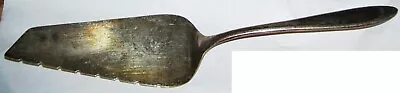 Meriden Silverplate Co  [IS] 10  Serrated Cake / Pie Server First Lady Pattern • $7.41